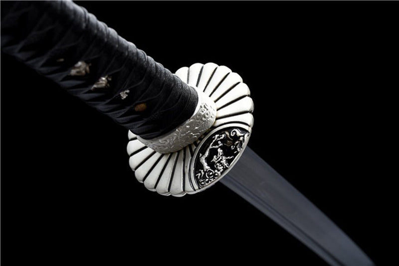 Katana HeiSha Medium Carbon Steel Black Blade 黑煞 For Sale | KatanaSwordArt Japanese Katana