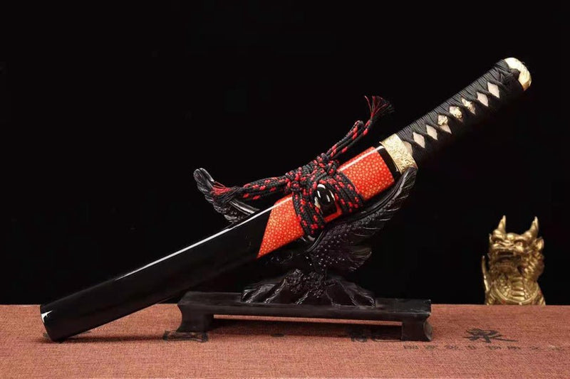 Tanto Sword Yuhun T10 Clay Tempered Blade 玉魂 For Sale | KatanaSwordArt Japanese Katana